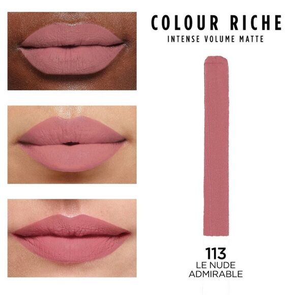 L'Oreal Paris Colour Riche Intense Volume
Matte Lipstick 0.06oz - Picture 3 of 6